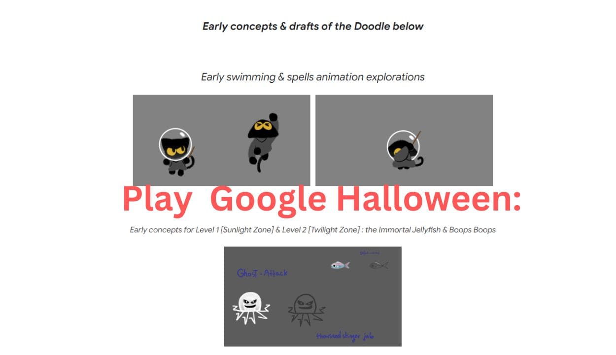 Google Doodle Halloween